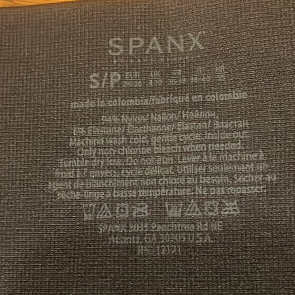 SPANX Camouflage seamless cropped slimming leggings small - Picture 3 of 7